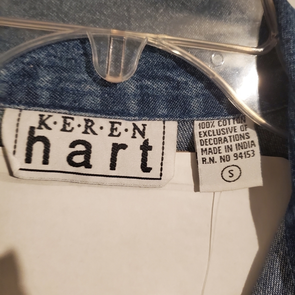 NWT! KEREN HART DENIM JACKET - Picture 5 of 8